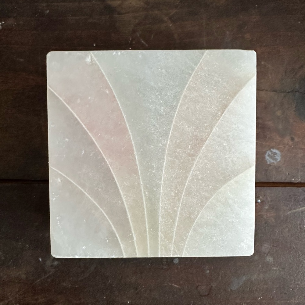 4/$100- Square Marble-like trinket box (small)